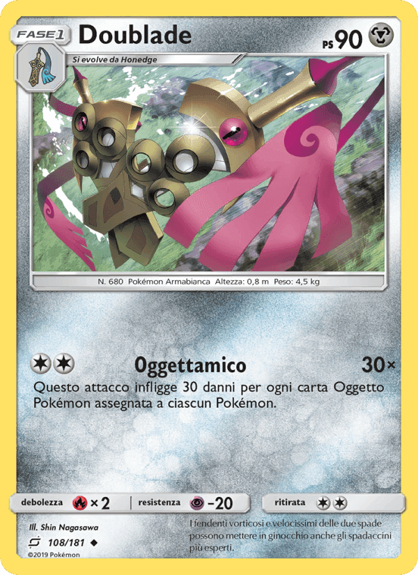 Doublade, card 108 from Gioco di Squadra