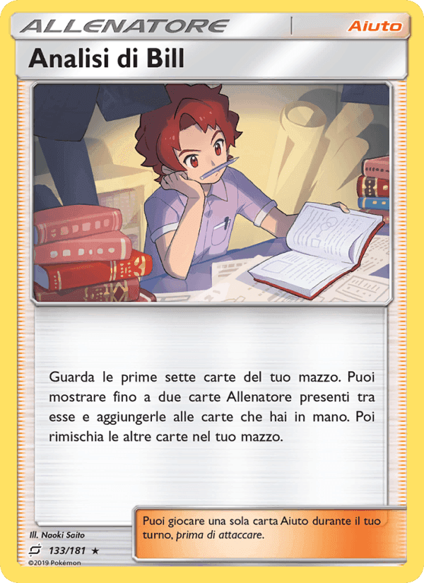 Analisi di Bill, carta 133 di Gioco di Squadra