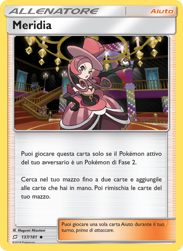 Meridia, carta 137 di Gioco di Squadra