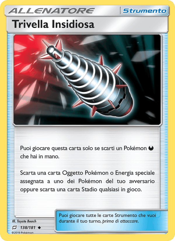 Trivella Insidiosa, carta 138 di Gioco di Squadra