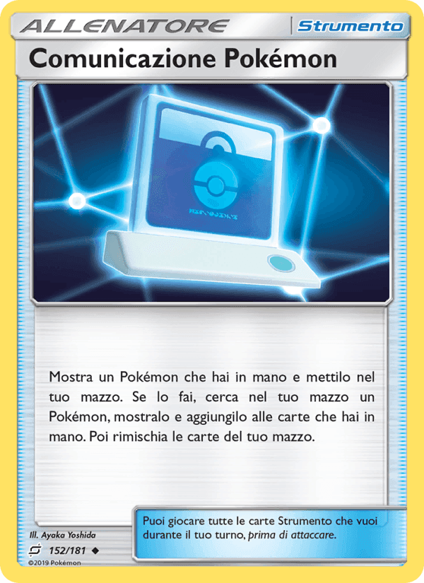 Comunicazione Pokémon, carta 152 di Gioco di Squadra