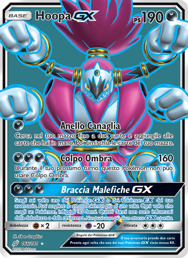 Hoopa GX, card 166 from Gioco di Squadra