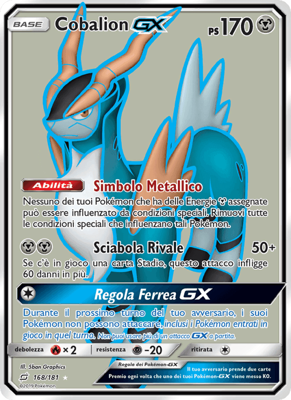 Cobalion GX, card 168 from Gioco di Squadra