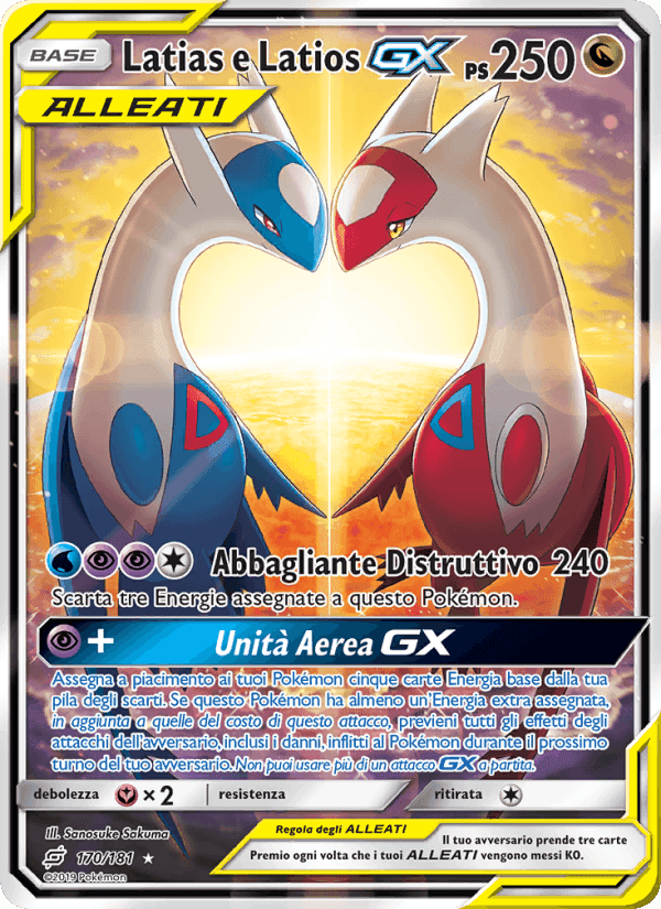 Latias e Latios GX, carta 170 de Gioco di Squadra