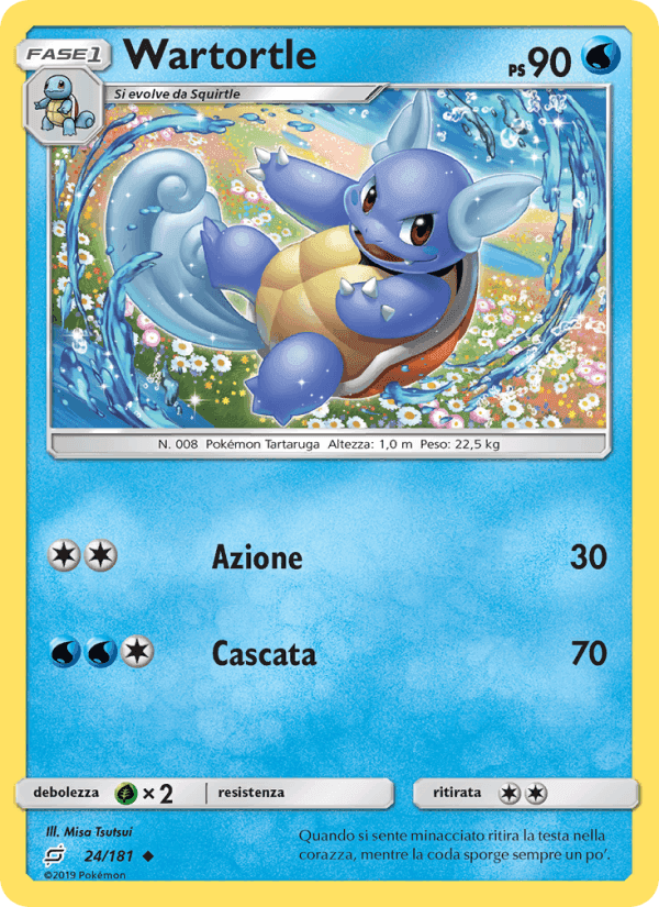 Wartortle, carta 24 di Gioco di Squadra