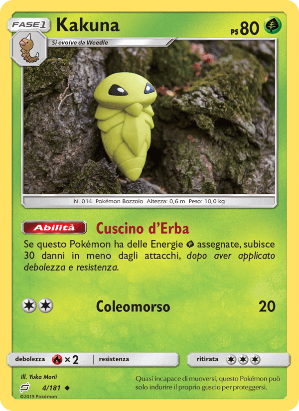 Kakuna, carta 4 di Gioco di Squadra