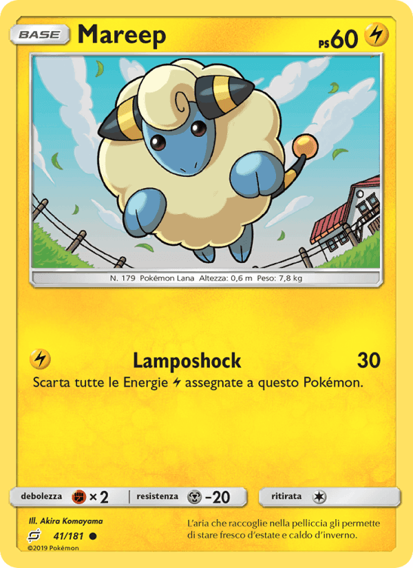 Mareep, carta 41 di Gioco di Squadra