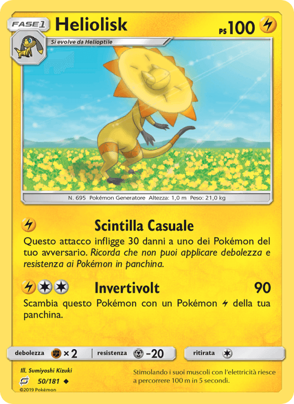 Heliolisk, carta 50 di Gioco di Squadra
