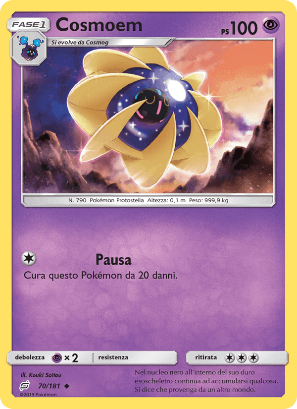 Cosmoem, carta 70 di Gioco di Squadra