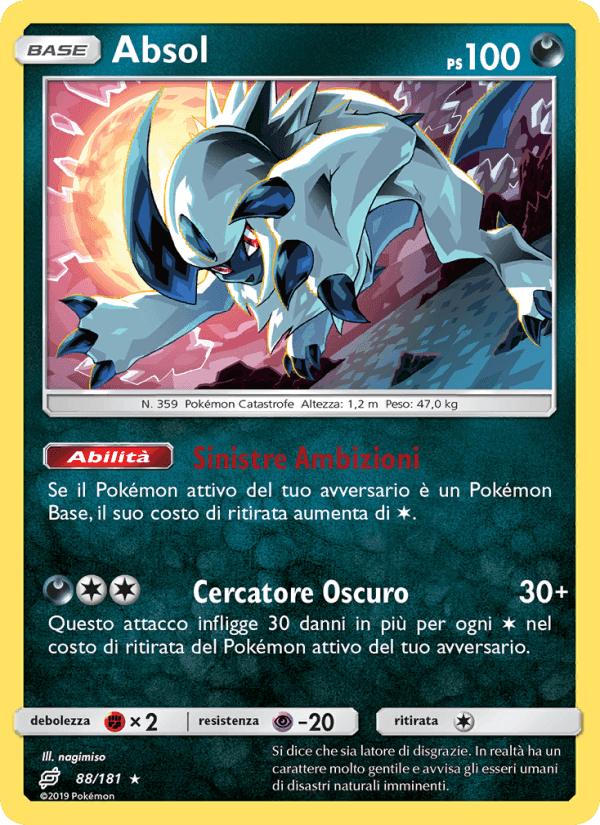 Absol, card 88 from Gioco di Squadra