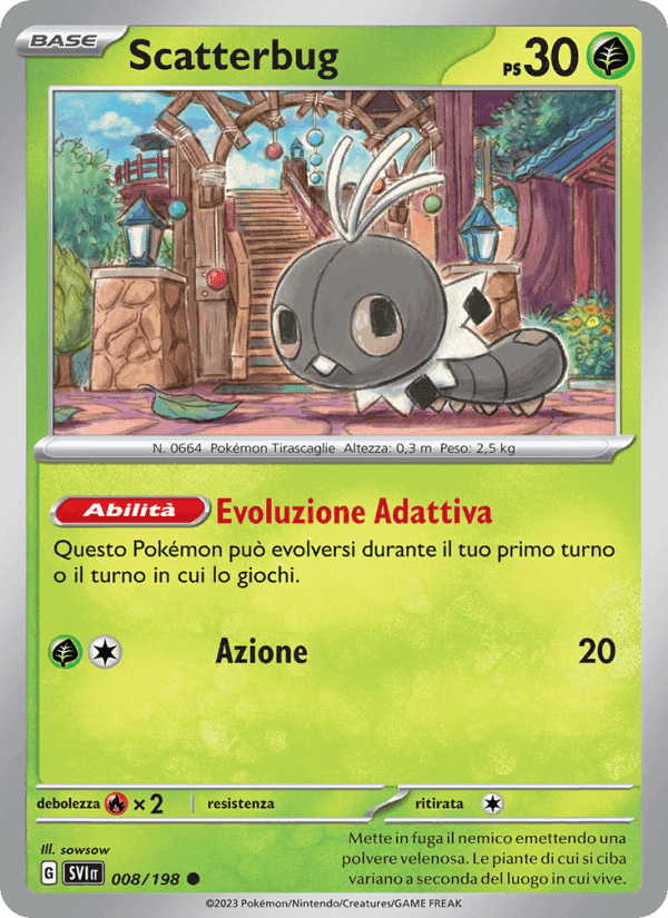 Scatterbug, carta 008 di Scarlatto e Violetto
