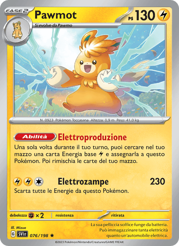 Pawmot, carta 076 di Scarlatto e Violetto