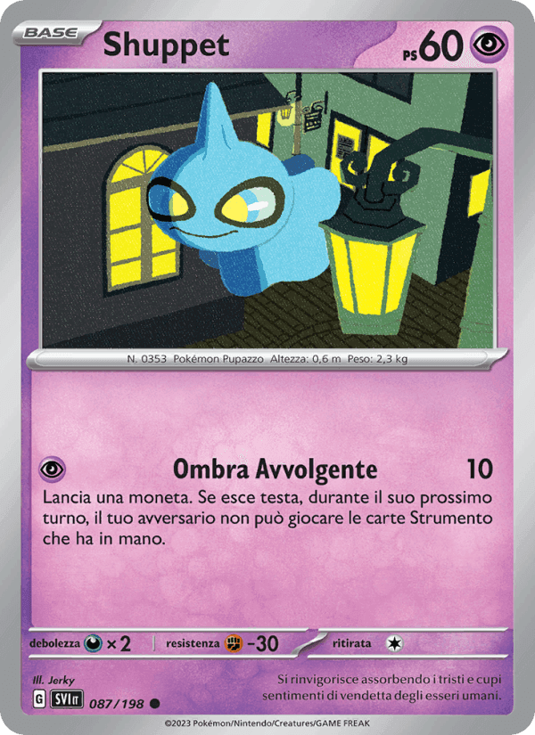 Shuppet, carta 087 di Scarlatto e Violetto