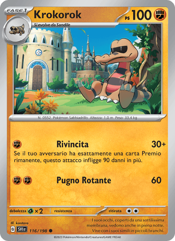 Krokorok, carta 116 di Scarlatto e Violetto