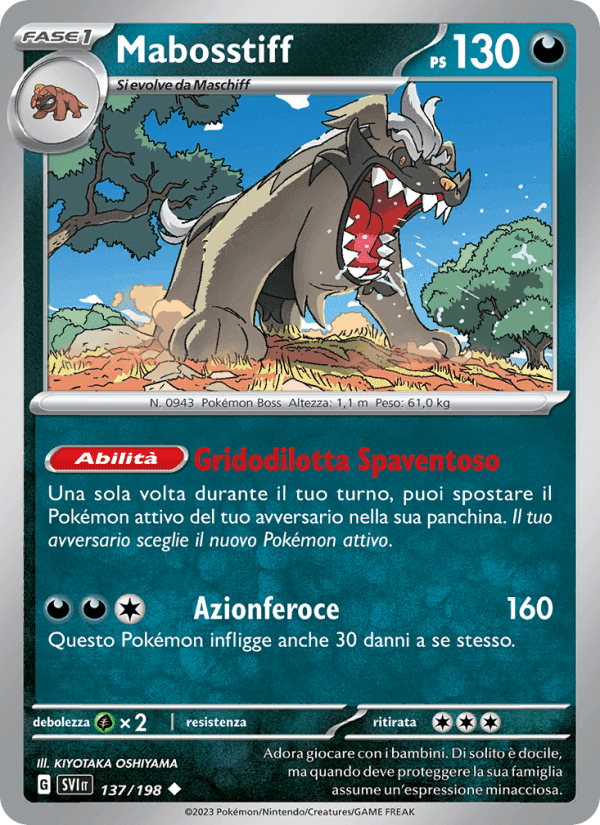 Mabosstiff, carta 137 di Scarlatto e Violetto