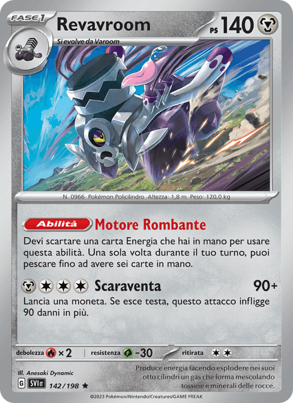 Revavroom, carta 142 di Scarlatto e Violetto