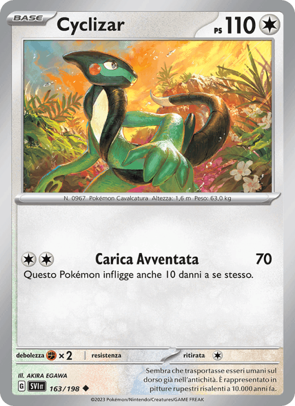 Cyclizar, carta 163 di Scarlatto e Violetto