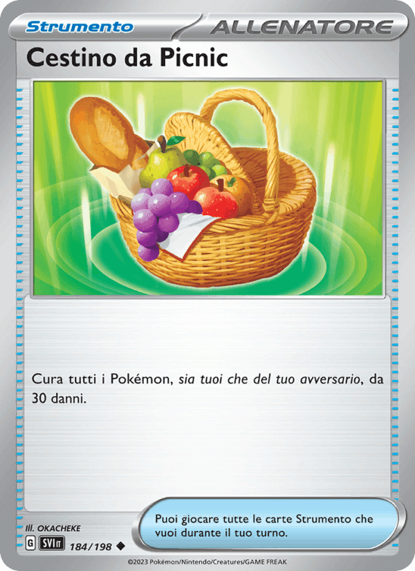 Cestino da Picnic, carta 184 di Scarlatto e Violetto