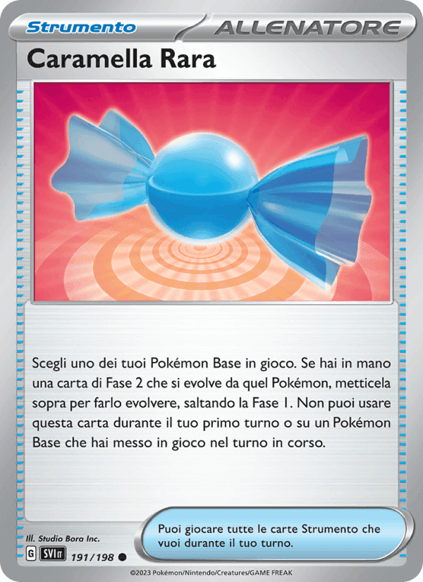 Caramella Rara, carta 191 di Scarlatto e Violetto