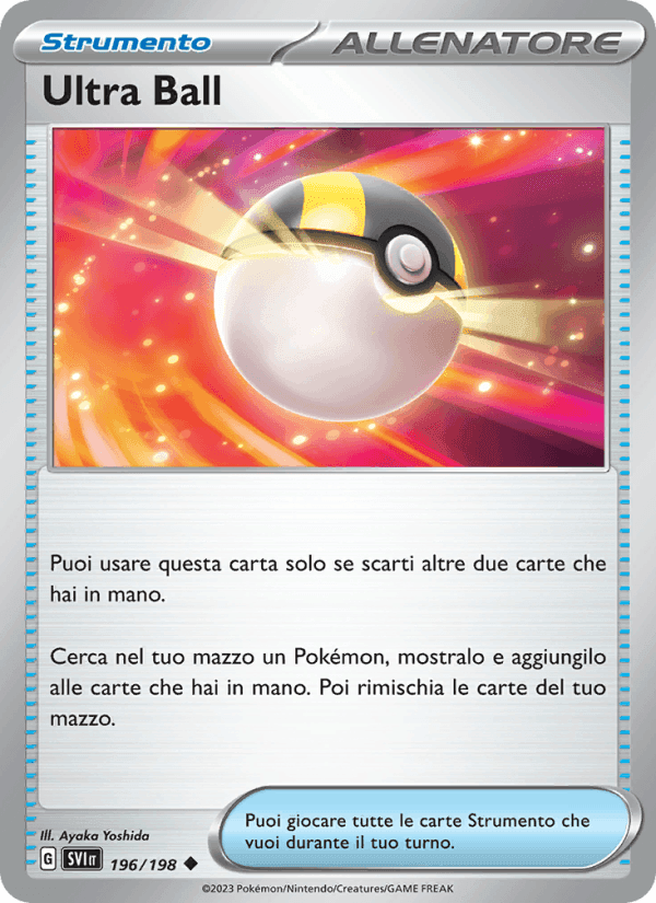 Ultra Ball, card 196 from Scarlatto e Violetto