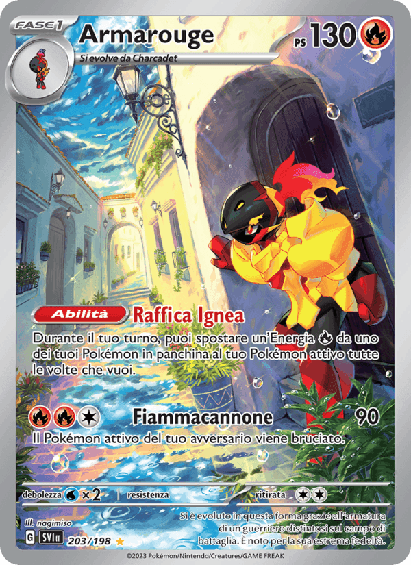 Armarouge, carta 203 di Scarlatto e Violetto