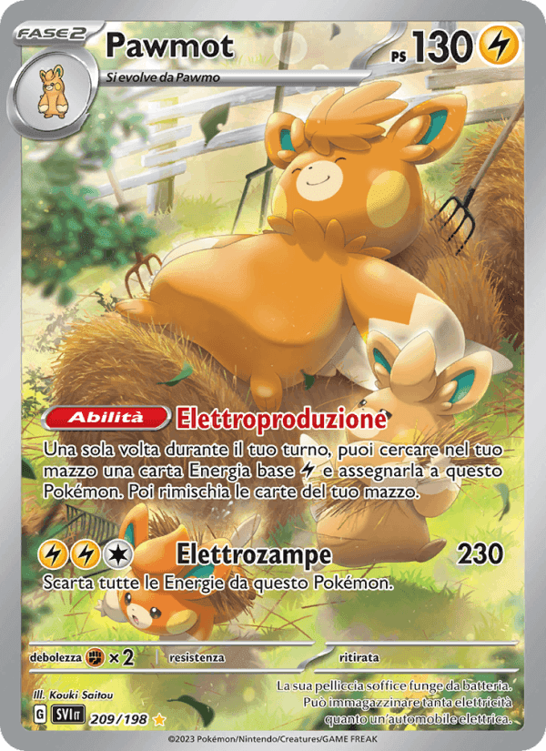 Pawmot, carta 209 di Scarlatto e Violetto