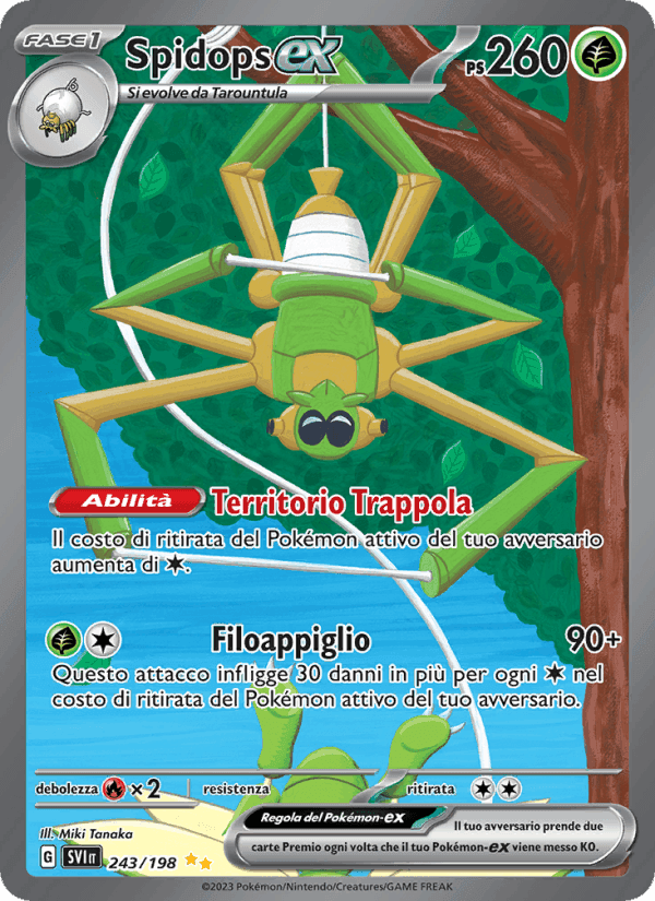 Spidops-ex, card 243 from Scarlatto e Violetto