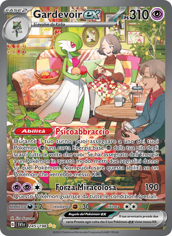 Gardevoir-ex, carta 245 di Scarlatto e Violetto