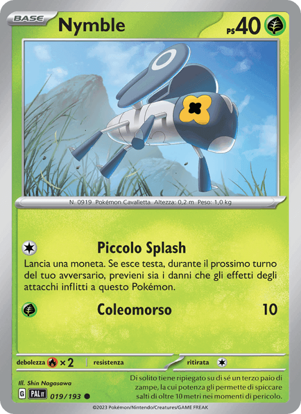 Nymble, carta 019 di Evoluzioni a Paldea