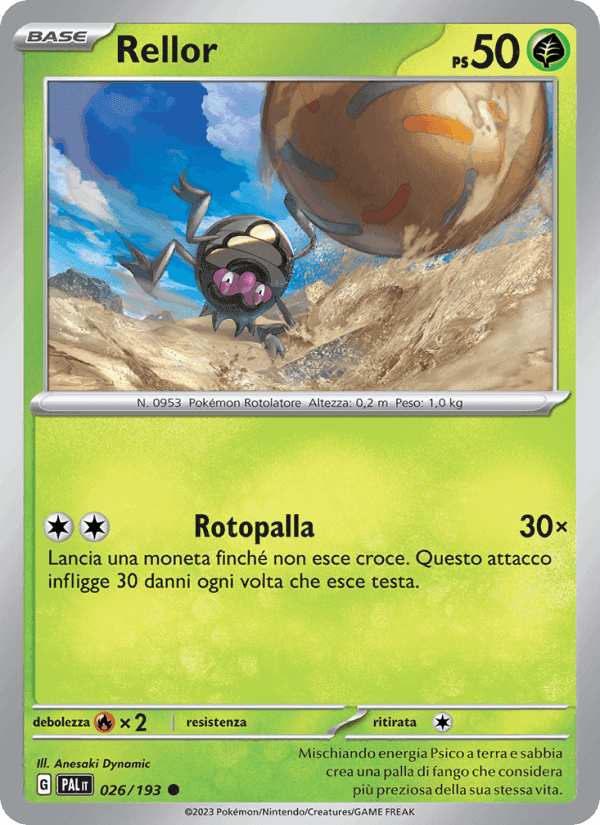 Rellor, carta 026 di Evoluzioni a Paldea