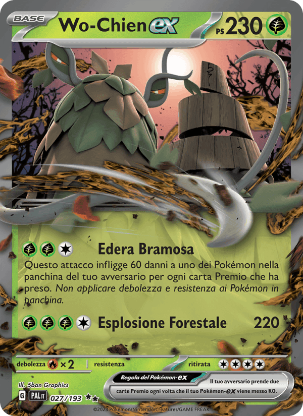 Evoluzioni a Paldea の 027 番、Wo-Chien-ex