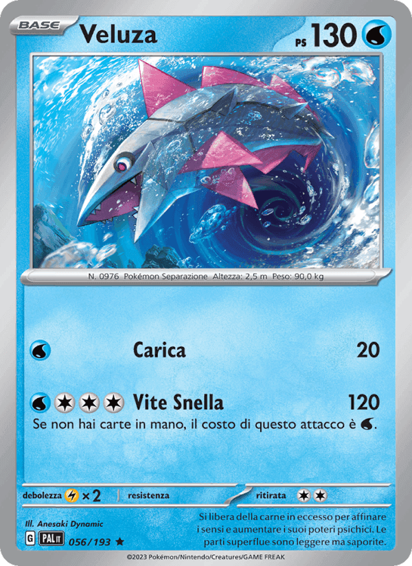 Veluza, carta 056 di Evoluzioni a Paldea