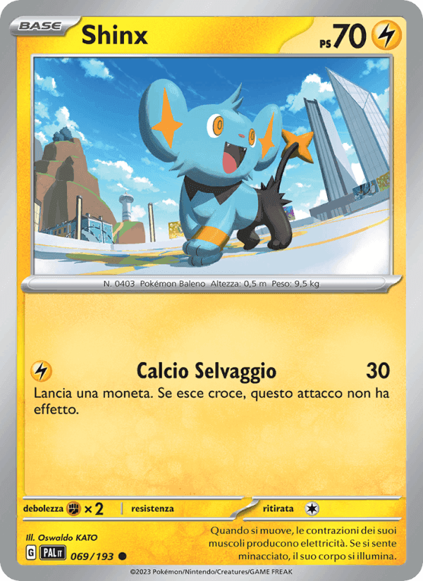 Shinx, carta 069 di Evoluzioni a Paldea