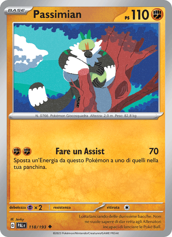 Passimian, carta 118 di Evoluzioni a Paldea