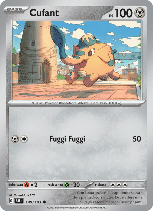 Cufant, card 149 from Evoluzioni a Paldea