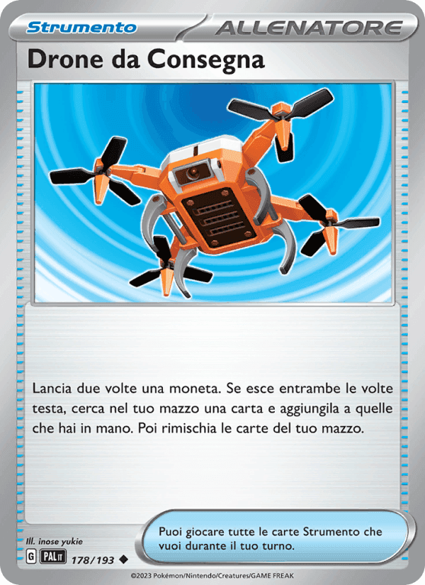Drone da Consegna, carte 178 de Evoluzioni a Paldea
