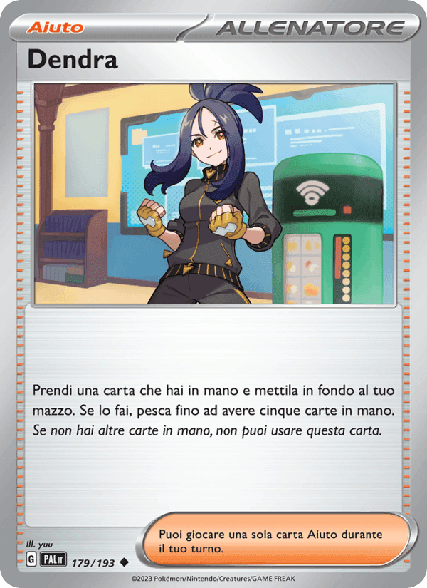 Dendra, card 179 from Evoluzioni a Paldea
