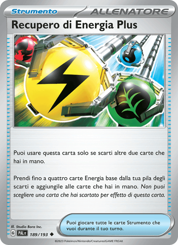 Recupero di Energia Plus, carta 189 de Evoluzioni a Paldea