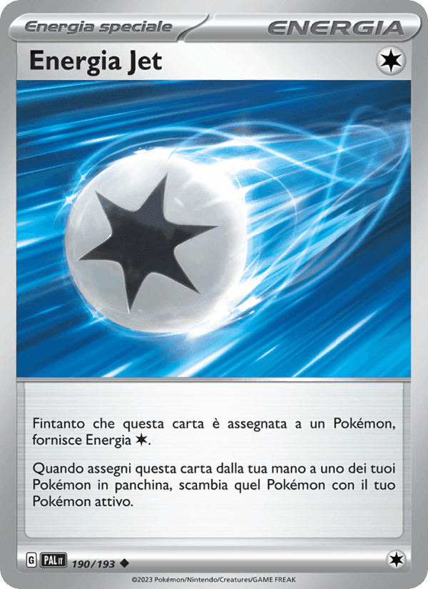 Energia Jet, carte 190 de Evoluzioni a Paldea