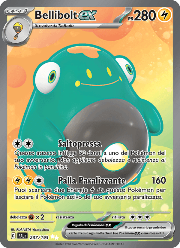 Evoluzioni a Paldea の 237 番、Bellibolt-ex