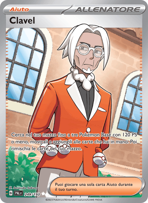 Clavel, card 249 from Evoluzioni a Paldea