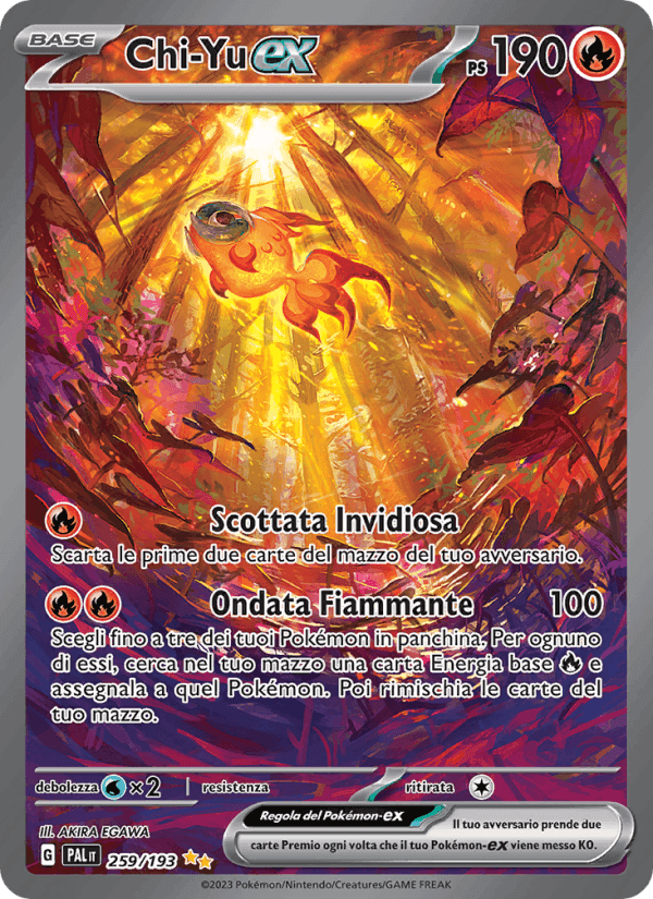 Chi-Yu-ex, card 259 from Evoluzioni a Paldea