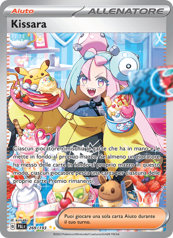 Kissara, card 269 from Evoluzioni a Paldea