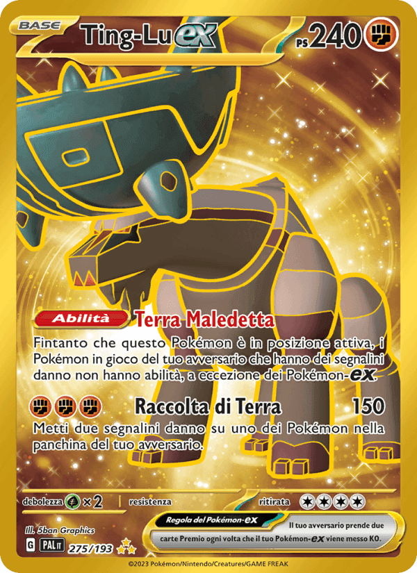 Ting-Lu-ex, carta 275 di Evoluzioni a Paldea