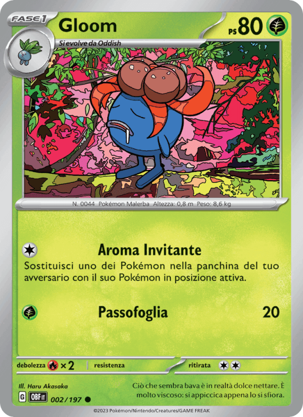 Gloom, carta 002 di Ossidiana Infuocata