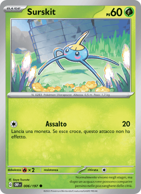 Surskit, carta 006 di Ossidiana Infuocata