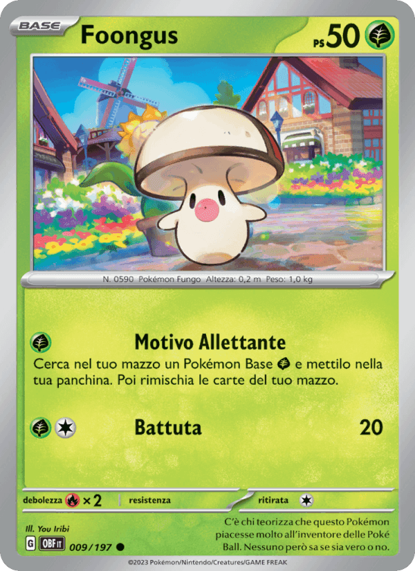 Foongus, carta 009 di Ossidiana Infuocata