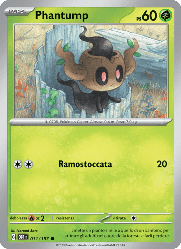 Phantump, carta 011 di Ossidiana Infuocata