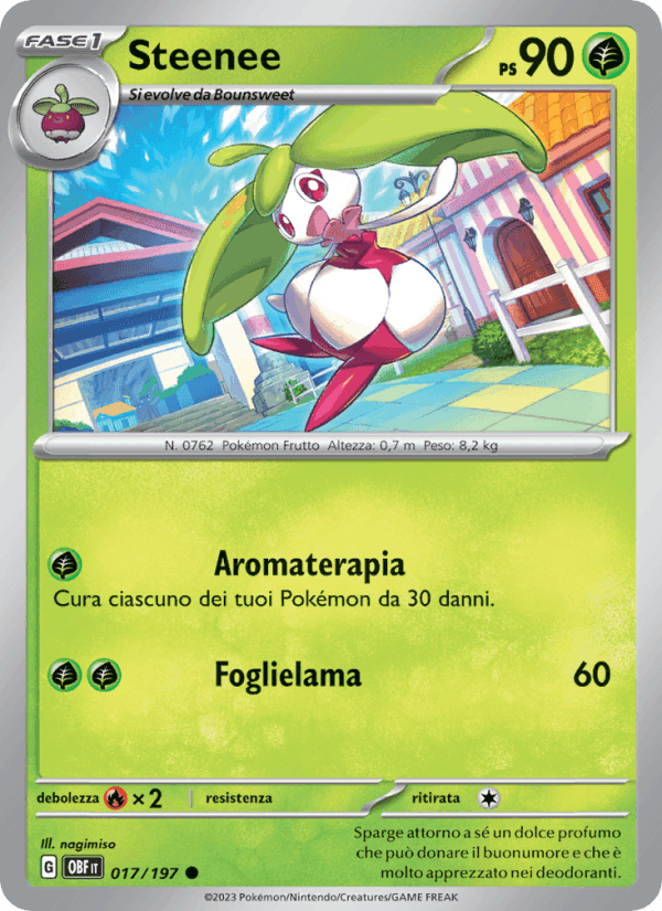 Steenee, carta 017 di Ossidiana Infuocata