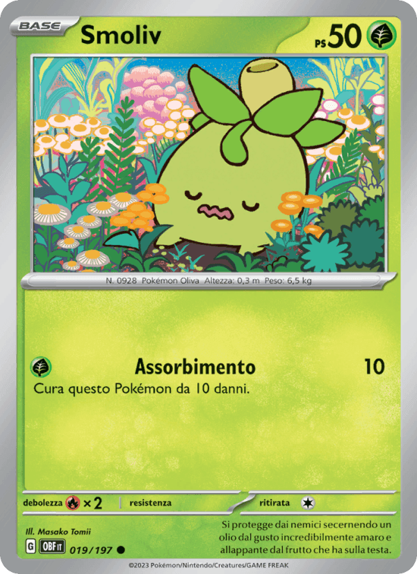 Smoliv, carta 019 di Ossidiana Infuocata